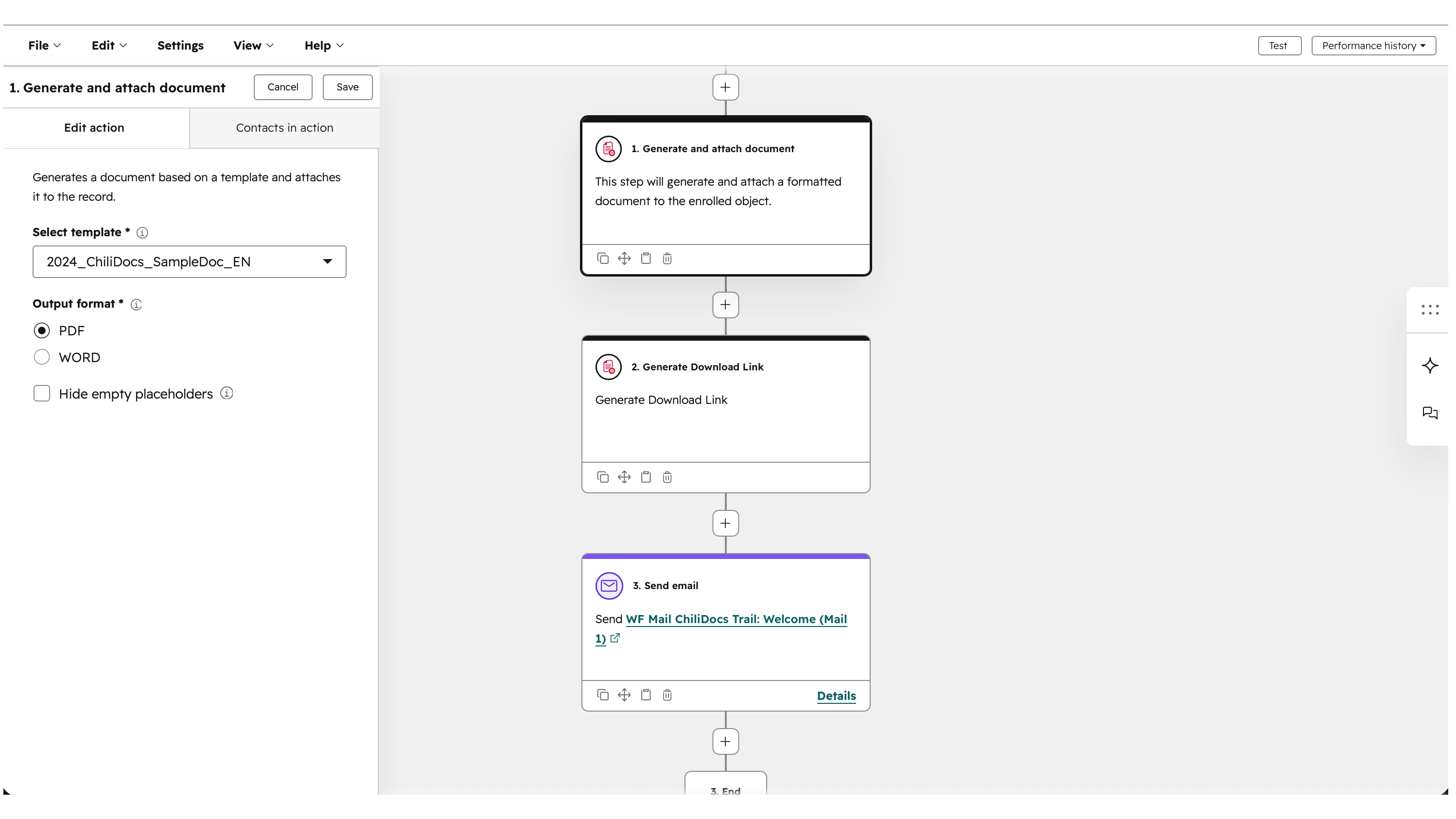 Create Documents with Workflows