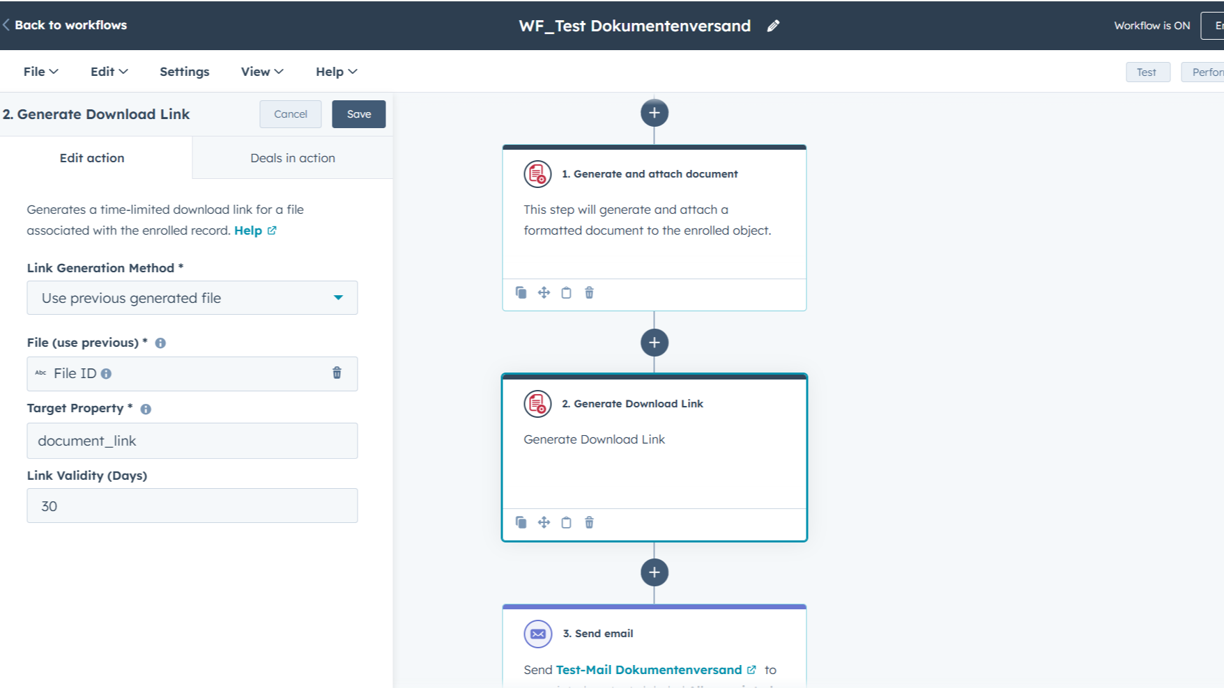 Create Documents with Workflows